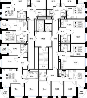 2-к квартира, вторичка, 48м2, 3/10 этаж