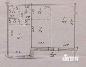 2-к квартира, вторичка, 66м2, 4/10 этаж