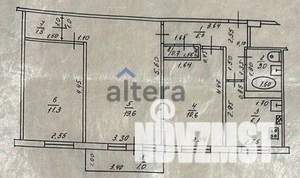 3-к квартира, вторичка, 58м2, 4/5 этаж
