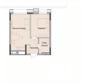 1-к квартира, вторичка, 35м2, 10/18 этаж