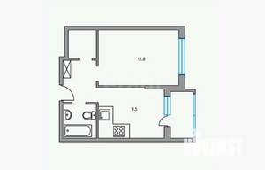 1-к квартира, вторичка, 38м2, 2/7 этаж
