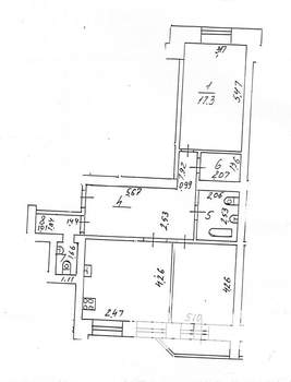 2-к квартира, вторичка, 78м2, 7/7 этаж