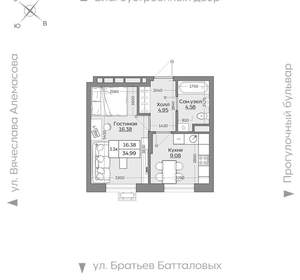 1-к квартира, вторичка, 35м2, 10/24 этаж