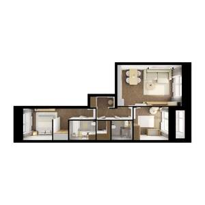 2-к квартира, вторичка, 64м2, 4/14 этаж