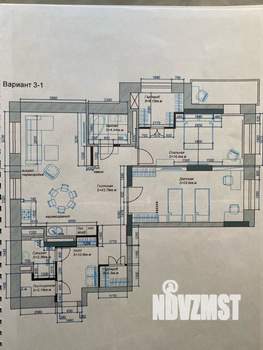 3-к квартира, вторичка, 116м2, 15/20 этаж