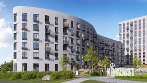 1-к квартира, строящийся дом, 40м2, 6/14 этаж