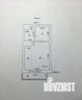 1-к квартира, вторичка, 33м2, 7/19 этаж