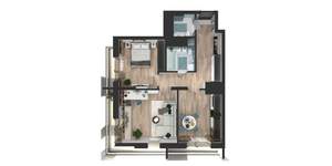 2-к квартира, вторичка, 61м2, 10/25 этаж