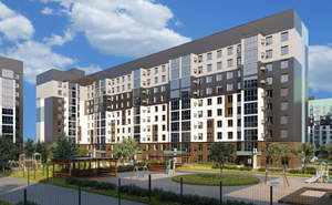 2-к квартира, сданный дом, 53м2, 7/10 этаж