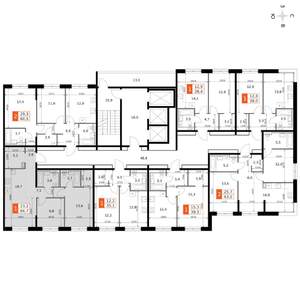 3-к квартира, вторичка, 67м2, 18/19 этаж