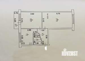 2-к квартира, вторичка, 44м2, 4/5 этаж
