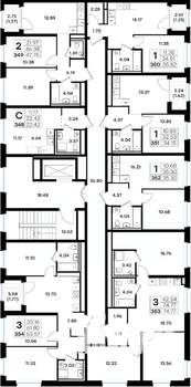 3-к квартира, вторичка, 75м2, 6/8 этаж