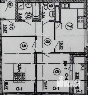 2-к квартира, вторичка, 67м2, 6/12 этаж
