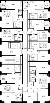 3-к квартира, вторичка, 75м2, 5/8 этаж