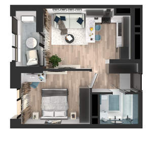 1-к квартира, вторичка, 39м2, 13/23 этаж