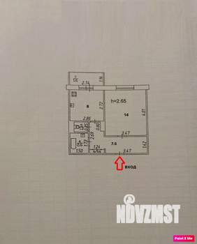 1-к квартира, вторичка, 36м2, 10/10 этаж
