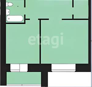 1-к квартира, вторичка, 48м2, 13/14 этаж