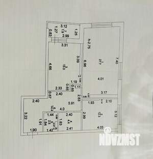 3-к квартира, вторичка, 77м2, 8/26 этаж