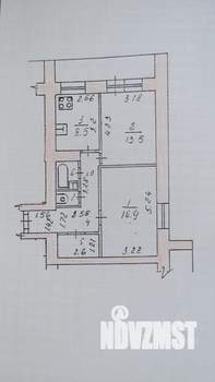 2-к квартира, вторичка, 59м2, 3/14 этаж