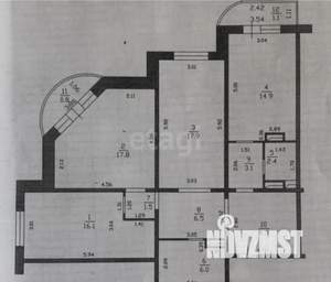 3-к квартира, вторичка, 95м2, 12/16 этаж