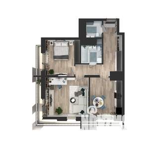 2-к квартира, вторичка, 61м2, 10/24 этаж