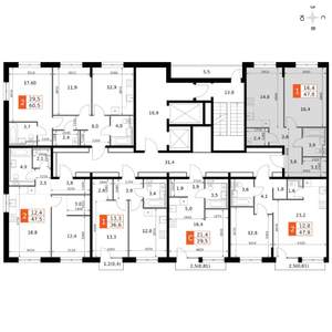 1-к квартира, вторичка, 48м2, 3/19 этаж