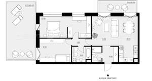 2-к квартира, вторичка, 102м2, 2/5 этаж