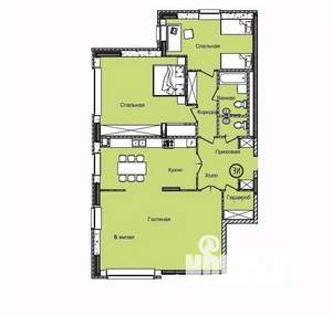 3-к квартира, вторичка, 134м2, 2/18 этаж