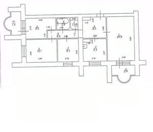 4-к квартира, вторичка, 77м2, 4/14 этаж
