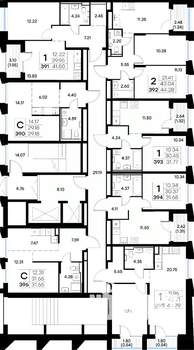 2-к квартира, вторичка, 44м2, 2/20 этаж