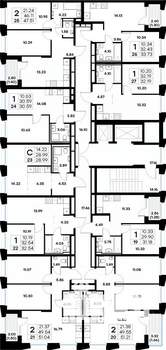 1-к квартира, строящийся дом, 31м2, 4/20 этаж