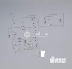 3-к квартира, вторичка, 56м2, 4/5 этаж