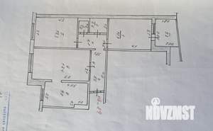3-к квартира, вторичка, 66м2, 4/10 этаж