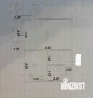 1-к квартира, вторичка, 39м2, 1/9 этаж