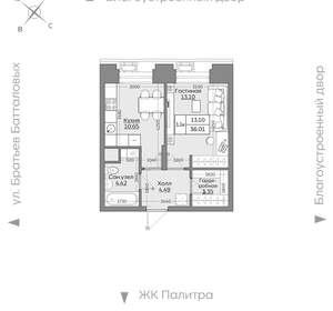 1-к квартира, вторичка, 36м2, 3/24 этаж