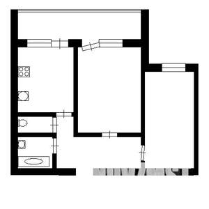 2-к квартира, вторичка, 52м2, 9/10 этаж