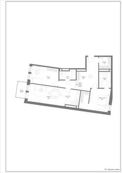 3-к квартира, строящийся дом, 96м2, 4/4 этаж