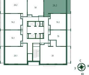 2-к квартира, вторичка, 59м2, 4/25 этаж