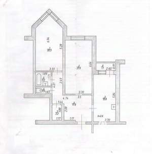 2-к квартира, вторичка, 83м2, 7/18 этаж