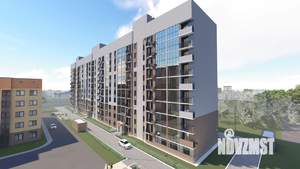 2-к квартира, строящийся дом, 51м2, 6/10 этаж