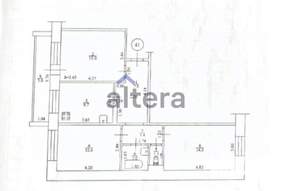 3-к квартира, вторичка, 70м2, 9/10 этаж