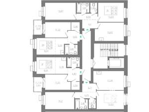 2-к квартира, вторичка, 61м2, 5/10 этаж