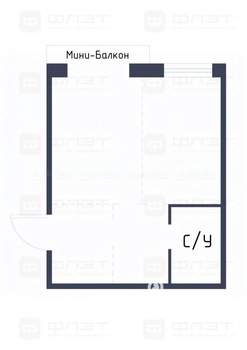 1-к квартира, вторичка, 55м2, 3/5 этаж
