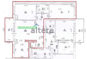3-к квартира, вторичка, 86м2, 14/17 этаж