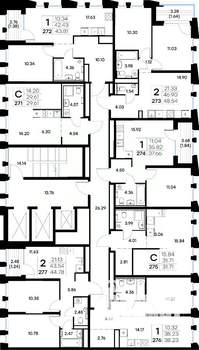 2-к квартира, вторичка, 49м2, 4/20 этаж