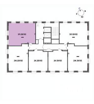 3-к квартира, вторичка, 71м2, 11/14 этаж