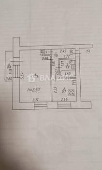 1-к квартира, вторичка, 36м2, 4/5 этаж