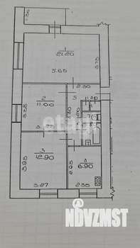 3-к квартира, вторичка, 62м2, 1/9 этаж