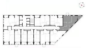 2-к квартира, вторичка, 66м2, 15/23 этаж