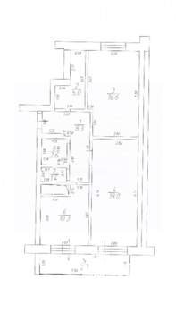 2-к квартира, вторичка, 65м2, 9/14 этаж